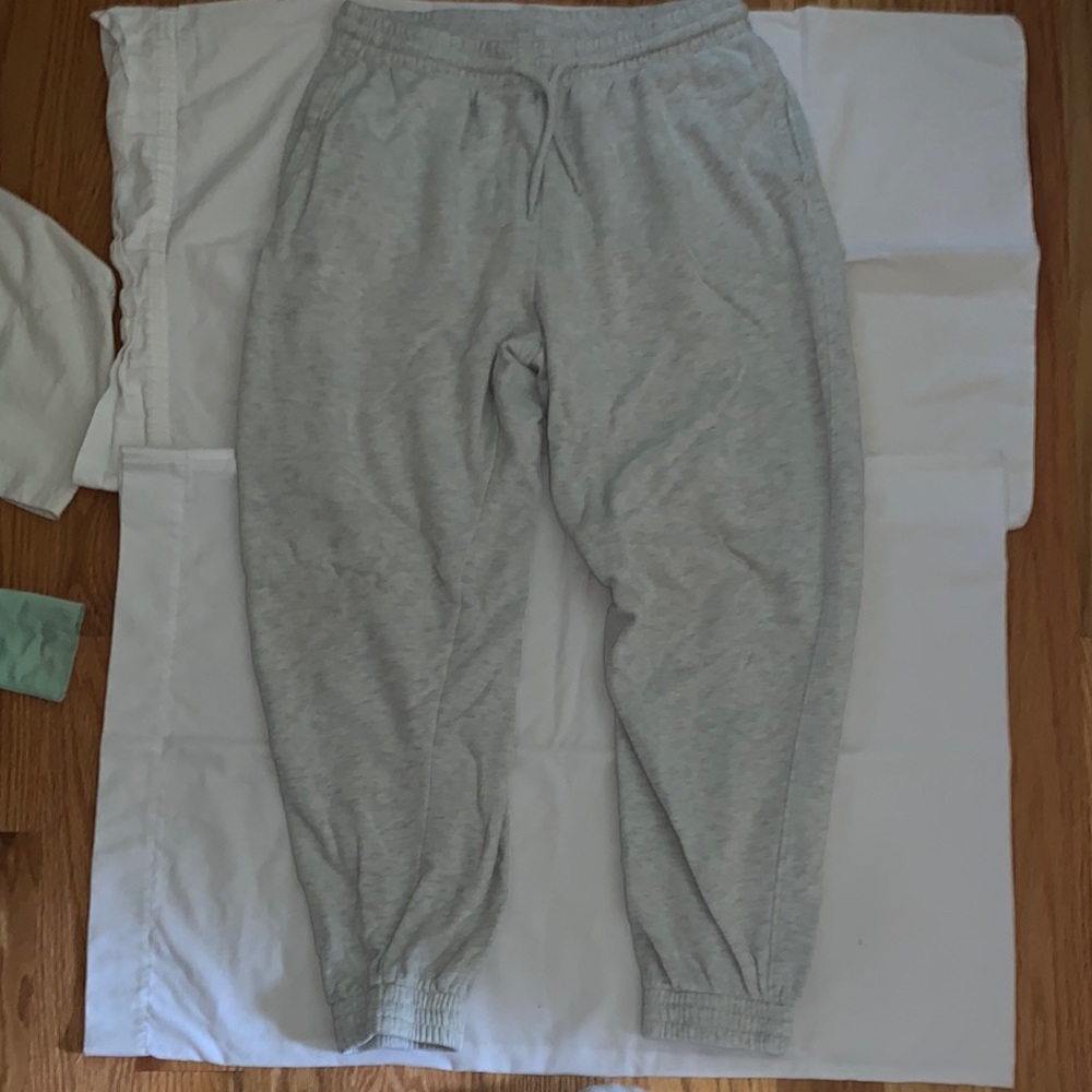 H&M Light Gray Basic Sweatpants